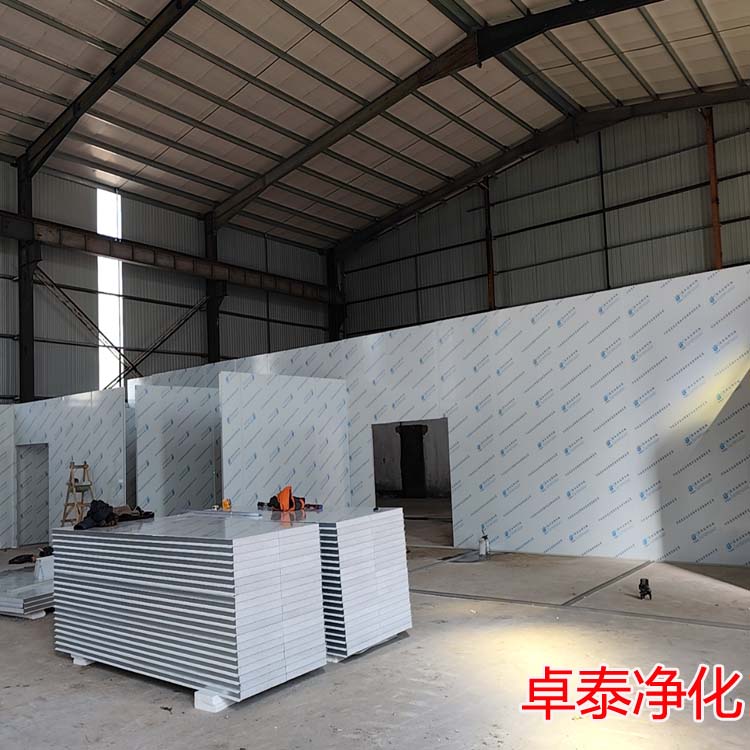 河北凈化車間施工現(xiàn)場圖，裝修河北凈化車間找卓泰凈化工程